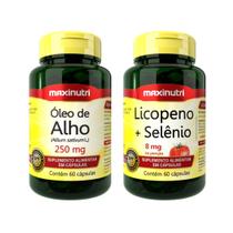 Kit Vital Defense (óleo de alho+licopeno+selênio) - MAXINUTRI