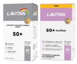 Kit Vitalidade 50+ Homem e Mulher 60 Comprimidos Senior