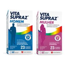 Kit Vitamina Az Mulher E Homem Cansados Vita Supraz Original
