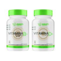 Kit Vitamina B12 9,94mcg + D3 2000UI - Suplemento Alimentar - Avanti Supplements