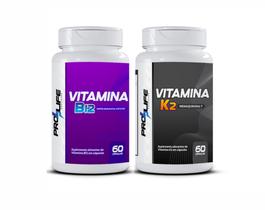 Kit Vitamina B12 + Vitamina K2 (60 cápsulas) - PRO LIFE Kit Vitamina B12 + Vitamina K2 (60 cápsulas) - PRO LIFE