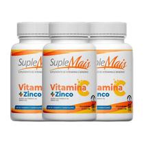 Kit Vitamina C 60cpr - Acido Ascorbico 1000g + Zinco 10g