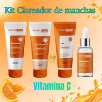Kit Vitamina C Dermachem Anti-Idade Clareador com Sérum Todos os Tipos de Pele para Melasma Kit Vitamina C Dermachem Anti-Idade Clareador com Sérum Todos os Tipos de Pele para Melasma