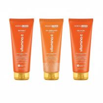Kit Vitamina C Dermachem - Sabonete, Esfoliante e Gel