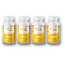 Kit Vitamina D Colecalciferol DPrev Todo Dia 1000UI Abacaxi C/ 30 Gomas C/4 un.