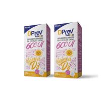 Kit Vitamina D Colecalciferol DPrev Todo Dia 600UI C/2 un.