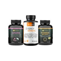 Kit Vitamina D3 + Capilopek + Energy Senior