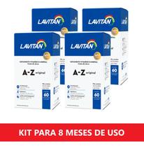 Kit Vitamina Lavitan A-Z Original Homem 240 comprimidos
