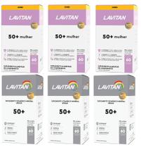 Kit Vitamina Lavitan Vitalidade 50+ Homem e Mulher 60 Senior - Cimed