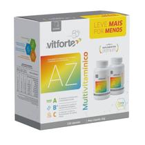 Kit Vitamina Multivitamínico Vitforte A-Z 120 Cps - Vitforte