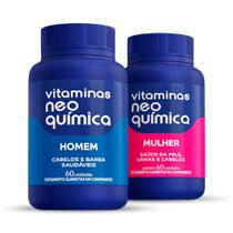 Kit Vitamina Neo Química Homem + Mulher 60 comprimidos