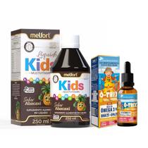 Kit Vitamina O-trix Omega 3 Kids 30ml + Multivitamínico Kids 250ml