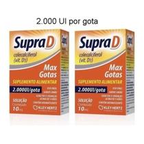 Kit Vitamina Supra D 2000ui Gota 2x10ml Kit Vitamina Supra D 2000ui Gota 2x10ml