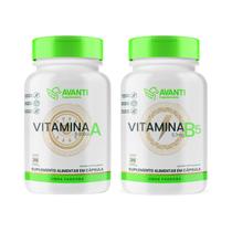 Kit Vitaminas A e B5 Suplemento Alimentar Avanti Supplements