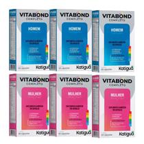 Kit vitaminas e Minerais de A-Z Homem e Mulher Para 6 meses Kit vitaminas e Minerais de A-Z Homem e Mulher Para 6 meses