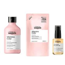 Kit Vitamino Color Refil+Shampoo+Óleo Absolut Repair 30ml Kit Vitamino Color Refil+Shampoo+Óleo Absolut Repair 30ml