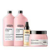 Kit Vitamino Color Sh 1500ml + Cond 1500ml + Masc 500ml + Óleo 90ml