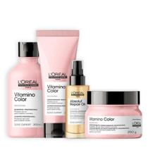 Kit Vitamino Color Sh 300ml + Cond 200ml + Masc 250ml + Óleo 90ml Kit Vitamino Color Sh 300ml + Cond 200ml + Masc 250ml + Óleo 90ml