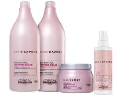 Kit Vitamino Color Shampoo, Cond, Mascara e Leave - LOreal Kit Vitamino Color Shampoo, Cond, Mascara e Leave - LOreal