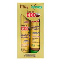 Kit Vitay Novex Óleo de Coco Shampoo + Condicionador 300Ml Kit Vitay Novex Óleo de Coco Shampoo + Condicionador 300Ml