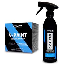 Kit vitrificacao + manutencao vonixx - v paint e sio2 pro
