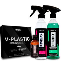 Kit Vitrificação Plástico Sintra + Revelax + Vplastic Vonixx