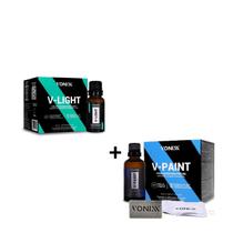 Kit Vitrificação V-Light + V-Paint 20ml Vonixx