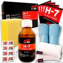 Kit Vitrificador Automotivo Pintura H7 Coat 100ml Soft99 Kit Vitrificador Automotivo Pintura H7 Coat 100ml Soft99