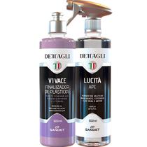 Kit Vivace e Lucita Dettagli Sandet Limpeza Profunda Restaurador de Plásticos Proteção Uv Kit Vivace e Lucita Dettagli Sandet Limpeza Profunda Restaurador de Plásticos Proteção Uv