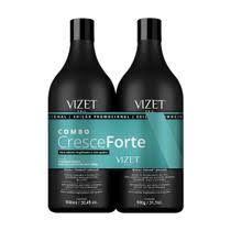 Kit Vizet Crece Forte Shampoo + Condicionador 900ML