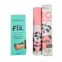Kit Vizzela Base Cor 01+ Máscara De Cílios Big No Panda