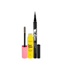 Kit Vizzela Easy Brow Cor 1 Cat Lovers Line Pen Máscara Sobrancelha (2 produtos)