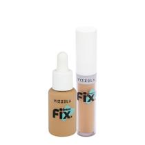 Kit Vizzela Fix Cor 7 Base Corretivo (2 produtos) Kit Vizzela Fix Cor 7 Base Corretivo (2 produtos)