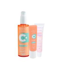 Kit Vizzela Vitamina C Booster Pore Filler Sabonete Sérum Primer (3 produtos) Kit Vizzela Vitamina C Booster Pore Filler Sabonete Sérum Primer (3 produtos)