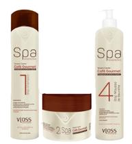 Kit Vloss Home care Terapia Capilar Café Goumert 3x300ml