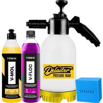 Kit Vmol Vfloc Vonixx e Snow Foam Detailer Limpeza Pesada Desincrustante