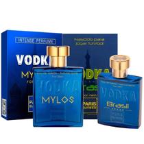 Kit Vodka Mylos e Vodka Brasil Azul - Paris Elysees