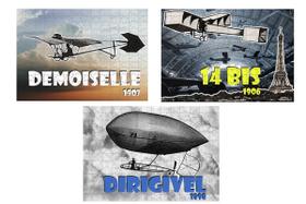 Kit Voe Alto com nossos 3 Quebra-cabeças 60 peças + Surpresa Kit Voe Alto com nossos 3 Quebra-cabeças 60 peças + Surpresa