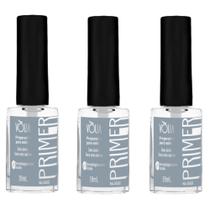 Kit volia 3un primer nail bonder preparador unhas gel 10ml Kit volia 3un primer nail bonder preparador unhas gel 10ml