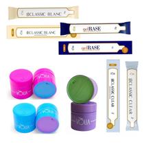 Kit Volia Sache Refil Gel Base+ Classic Blanc+ Classic Clear