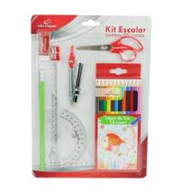 Kit volta as aulas material escolar com 9 unidades win paper Kit volta as aulas material escolar com 9 unidades win paper