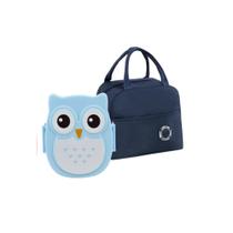 Kit Volta as Aulas Mini Bolsa térmica Portátil + Lancheira Coruja Infantil Kit Volta as Aulas Mini Bolsa térmica Portátil + Lancheira Coruja Infantil