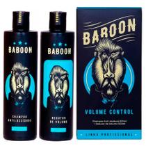 Kit Volume Control Shampoo Anti-Resíduos + Redutor de Volume 500mL Baboon