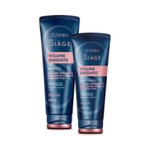 Kit Volume Imediato Siage : Shampoo 250ml + Condicionador 200ml