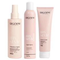 Kit volumizer, light spray, perfect cream rigolim Kit volumizer, light spray, perfect cream rigolim