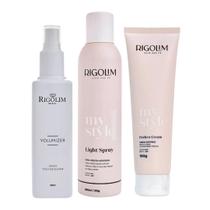 Kit volumizer, light spray, perfect cream rigolim