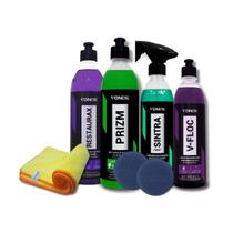 Kit Vonixx 6 Itens Limpeza, Restauração e Higienização Automotiva Completa Kit Vonixx 6 Itens Limpeza, Restauração e Higienização Automotiva Completa