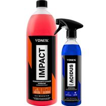 Kit Vonixx Acidus e Impact Limpeza Profunda e Proteção para Rodas e Metais Kit Vonixx Acidus e Impact Limpeza Profunda e Proteção para Rodas e Metais