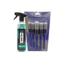 Kit Vonixx Limpador Bactericida Sintra Fast Pro 500ml Jogo 05 Pincéis Detalhamento Interno Vonixx