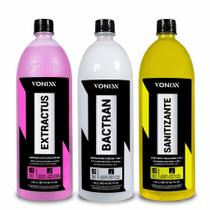 Kit Vonixx Limpeza Estofado Extractus Bactran 1,5L